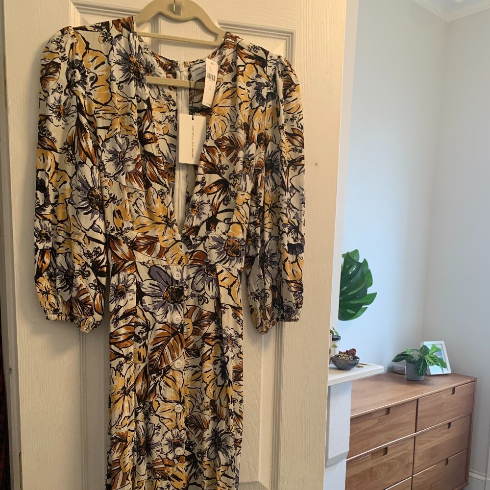 Faithfull the Brand Midi Dress Size M